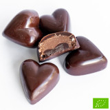 Gefüllte Haselnuss Schokoherzen 100g