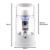 AcalaQuell® Smart in Weiß mit 8L Glastank